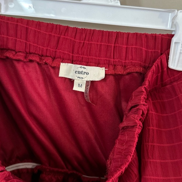 Red Off-Shoulder Ruffle Dress - Picture 4 of 4